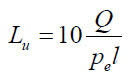 Lugeon formula فرمول لوژان
